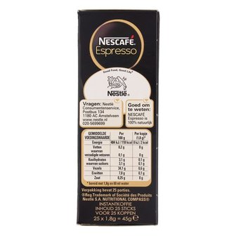 Nescaf Espresso instant koffie sticks