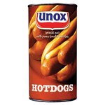 Unox Hot dogs.